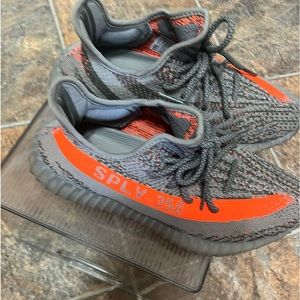 Yeezy x adidas orange and gray shoes ! 7.5 men’s